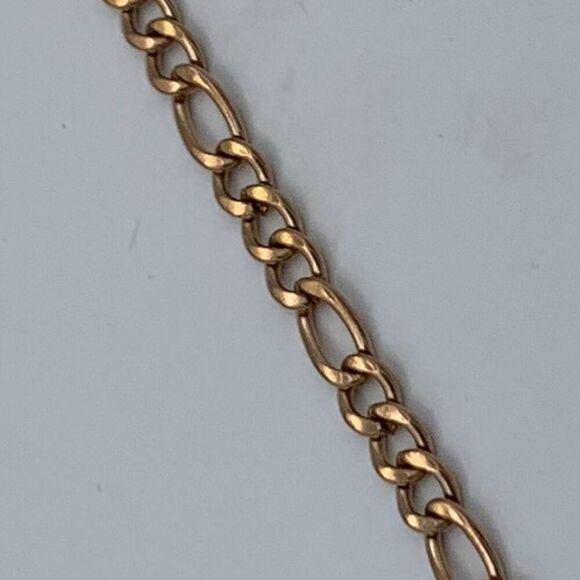 Chain bracelet NWOT, rose gold over stainless 6.5 inch L, 1/4 in. W. - Picture 3 of 16